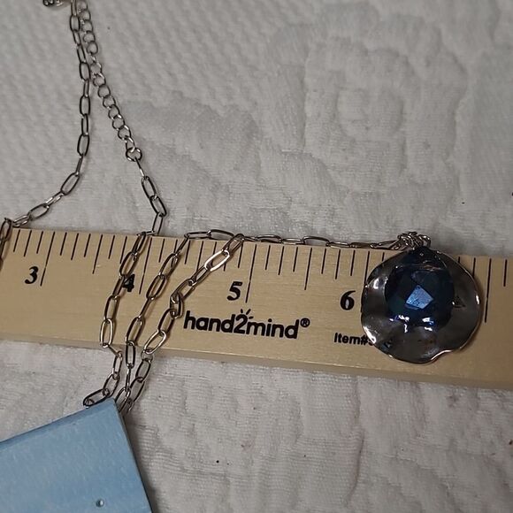 Elsie & Zoey silver Fashion adjustable pendant necklace - Picture 3 of 4